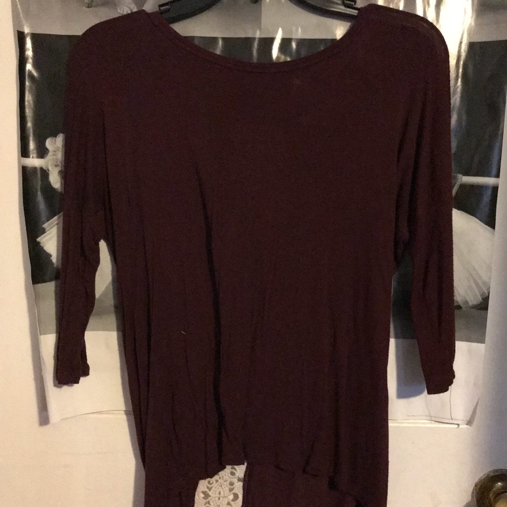 Charlotte Russe Lace back top
